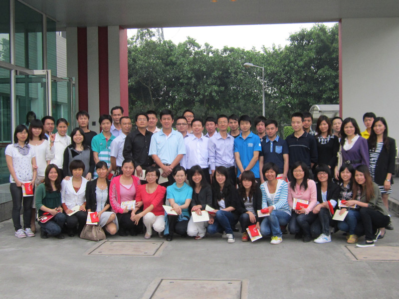 忆霖食品 益力多参观学习